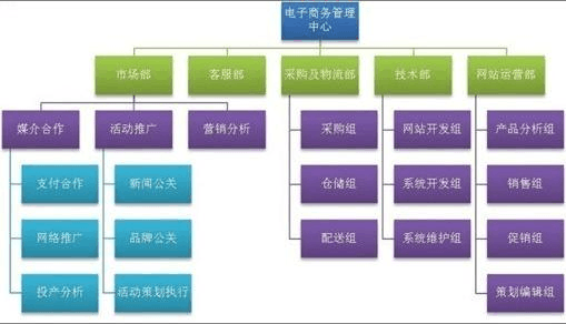 电子商务B2C团队组织架构及平台开发与运营